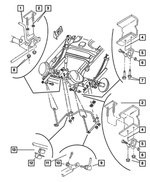 52106057AA - : Sway Eliminator Link for Dodge: Ram 2500, Ram 3500 Image