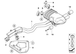 18307551507 - : Tailpipe Tip, Chrome for BMW Image