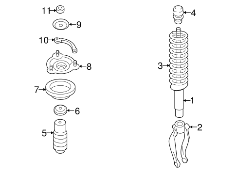 Struts & Components for 2006 Hyundai Azera | World OEM Parts