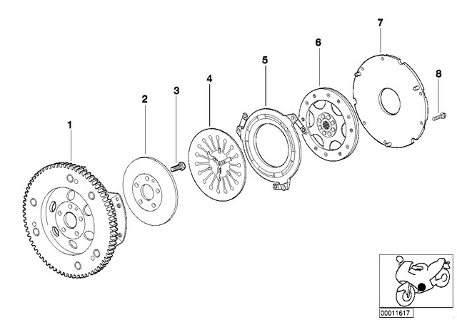 21212333322 - : Clutch Housing Cover for BMW-Motorrad Image