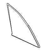 DB4G62950 - : Quarter Glass - Passenger Side (RH) for Mazda: CX-3 Image