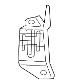 68001653AA - Body: Outer Bracket for Jeep: Compass, Patriot Image