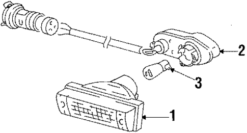 Park & Signal Lamps for 1986 Audi 5000 Quattro #0