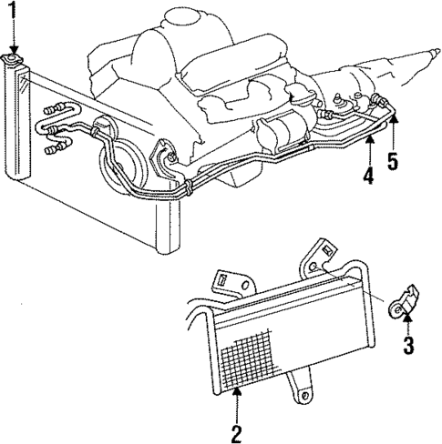 Trans Oil Cooler for 1998 Dodge Ram 1500 #0