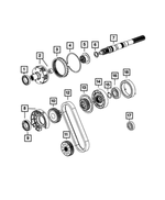 68089689AB - BW 44-47; Transfer Case: Input Gear Bearing for Mopar Image