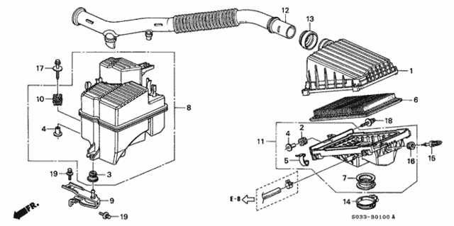 Air Cleaner for 1997 Honda Civic #0