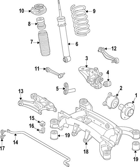 Rear Suspension for 2013 BMW X6 #0
