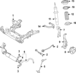 37105A8D562 - Suspension: Stabilizer Bar for BMW: XM Image