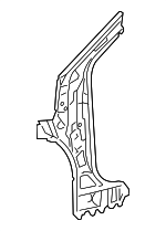 6102302190 - Body: Inner Hinge Pillar for Toyota Image