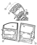 4814648 - Body Sheet Metal Except Doors: Deck Lid Plug for Mopar Image