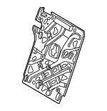 886016RC0A - Body: Seat Back Frame for Nissan Image