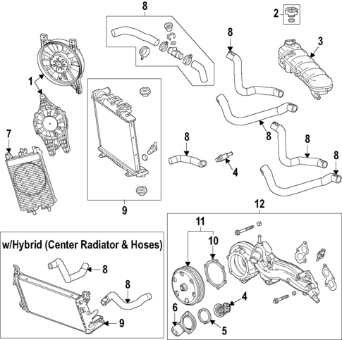 Cooling System for 2019 Chevrolet Silverado 1500 #5