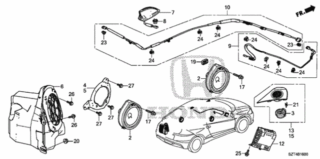 Antenna - Speaker for 2012 Honda CR-Z #0