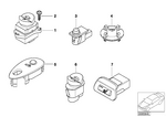 61318377808 - : Switch, Fuel Tank/Trunk for BMW Image