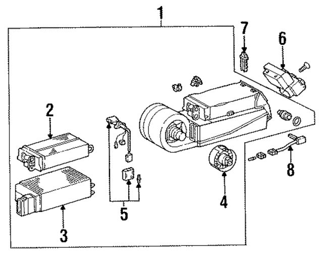 1408303062 - HVAC: AC &amp; Heater Assembly for Mercedes-Benz Image