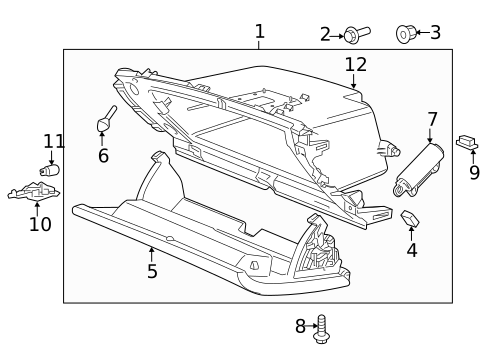 Glove Box for 2016 Chevrolet Cruze #0