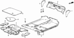 72820SB2662ZB - : Floor Mat *B34L* for Honda Image