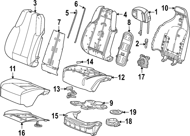 85688394 - : Part# 85645964 F Restraint for Cadillac: LYRIQ Image