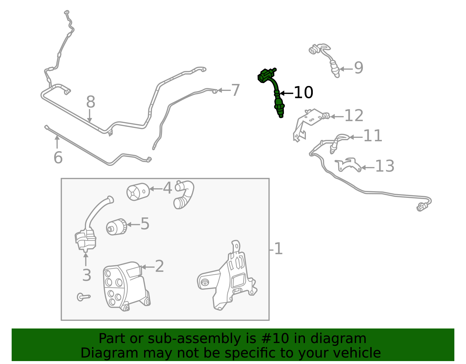 Genuine OEM Oxygen Sensor Part# LR142730 Fits 2018-2025 Land Rover