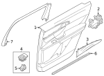 R2TZ5827406AX - : Door Interior Trim Panel for Ford Image
