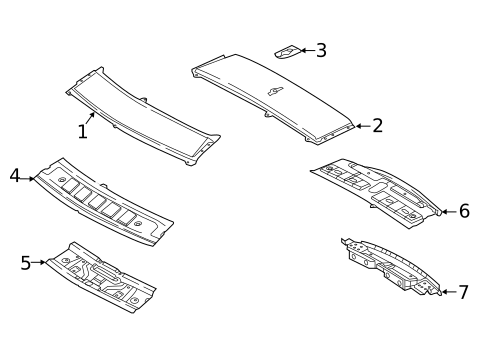 Roof & Components for 2017 Jaguar F-Pace #2