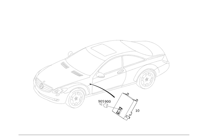 2215409562 - Electrical System: Cu, Central Gateway for Mercedes-Benz: 300S, CL550, CL600, CL63 AMG, CL65 AMG, S350, S400, S550, S600, S63 AMG Image image