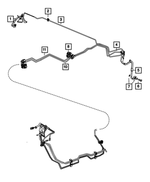 68347125AD - Brakes: Brake Hose for Jeep: Grand Cherokee, Grand Cherokee L Image