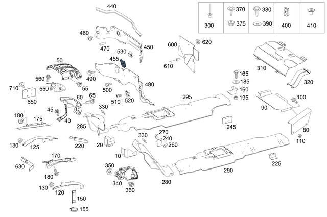 4634925730 - Exhaust System: Screening Plate for Mercedes-Benz Image image