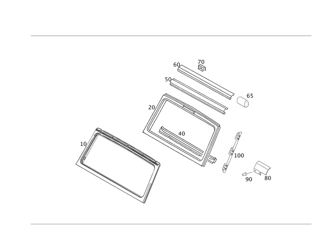 4636203514 - Cowl, Front Panel: Holder for Mercedes-Benz Image image