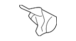 68084691AA - Exhaust: Converter &amp; Pipe Bracket for Mopar Image