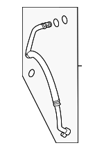 887040E490 - HVAC: Suction Hose for Toyota Image