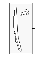 538280C010 - Body: Rear Seal for Toyota: Sequoia, Tundra Image