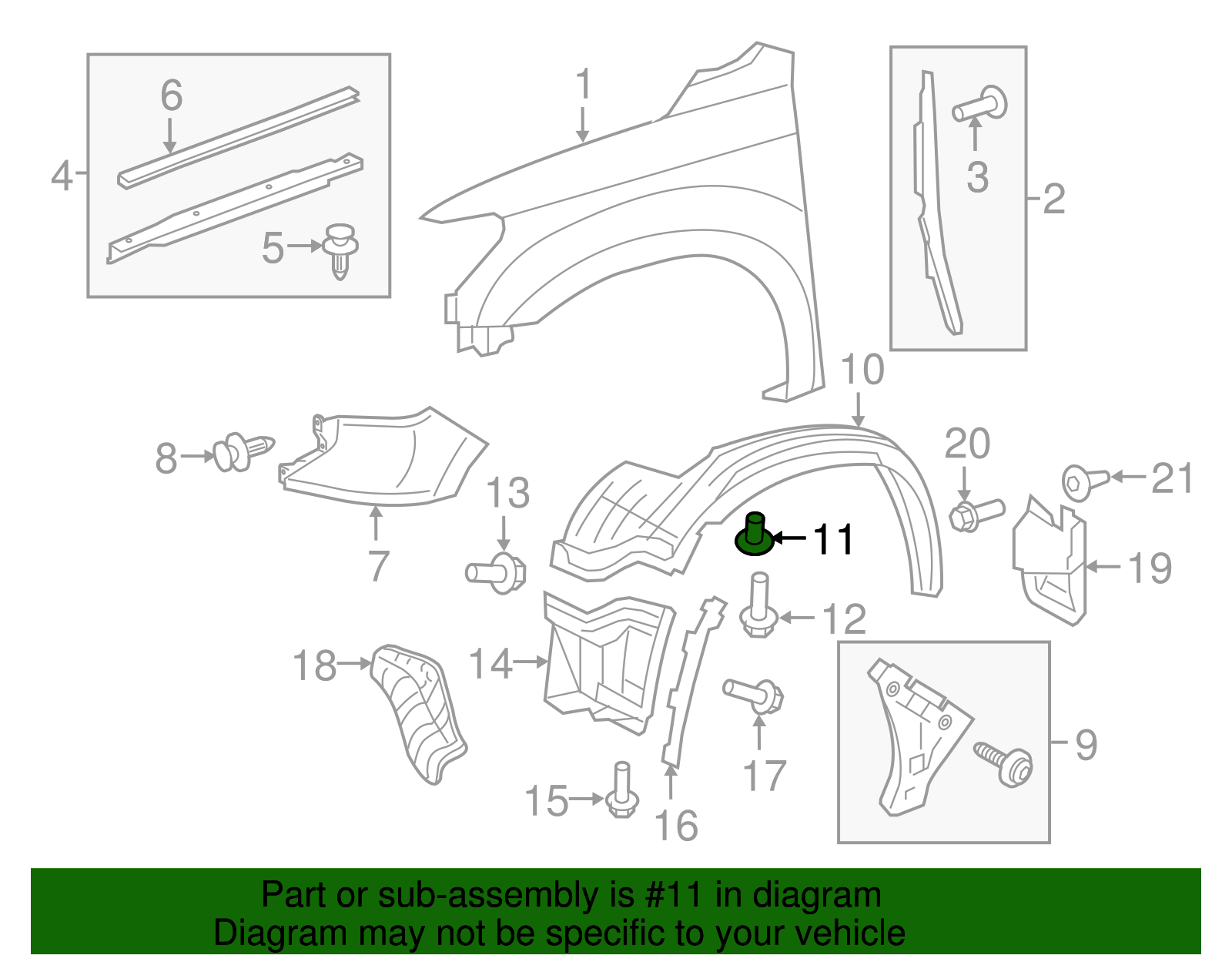 パーツ Tom TST Industries Fender Eliminator 2019+ Kawasaki Ninja ZX6R