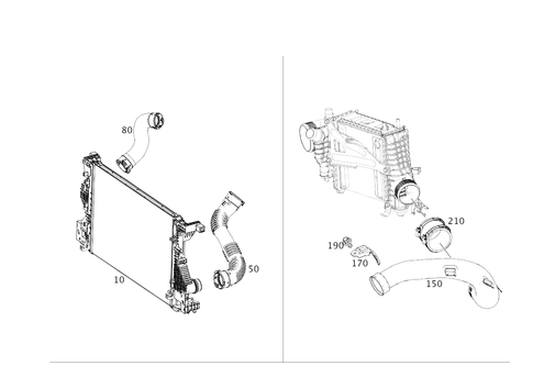 Charge Air Cooling for 2020 Mercedes-Benz A35 AMG #0
