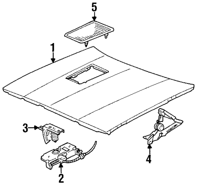 4386089 - Body: Hood for Mopar Image
