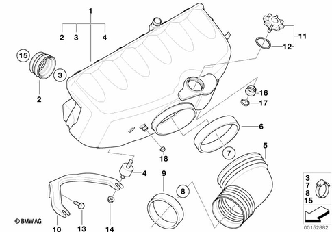 Intake Manifold for 2001 BMW M3 #0