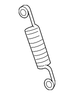 4F5827665A - Body: Hinge Spring for Volkswagen: Jetta Image