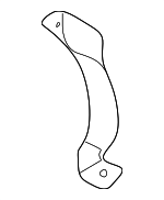 8E0802417 - Body: Under-body Shield Bracket for Volkswagen: Passat Image