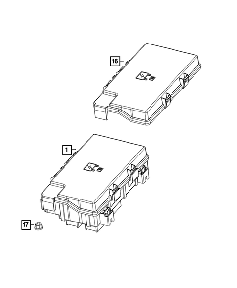 Power Distribution, Fuse Block, Junction Block, Relays and Fuses for 2022 Ram 2500 #4
