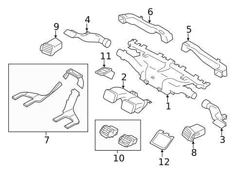 Ducts for 2016 Subaru Forester #0