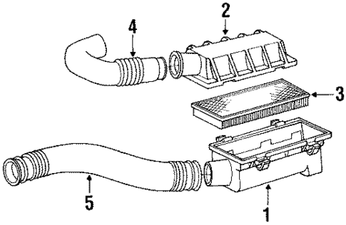Air Intake for 1991 Chrysler TC Maserati #0