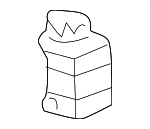 50825S3VA00 - Engine: Side Mount Bracket Damper for Honda: Odyssey, Pilot, Ridgeline Image