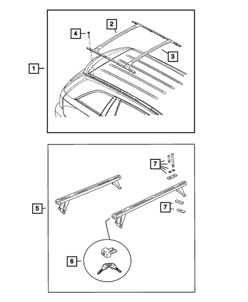 Carriers and Cargo Hauling for 2008 Chrysler Pacifica #0
