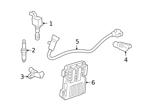 Ignition Coil for 2008 Saturn Aura #0
