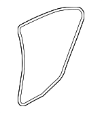 51727231342 - Body: Body Weather-Strip for BMW: 740i, 740Ld xDrive, 740Li, 740Li xDrive, 750i, 750i xDrive, 750Li, 750Li xDrive, 760Li, ActiveHybrid 7 Image