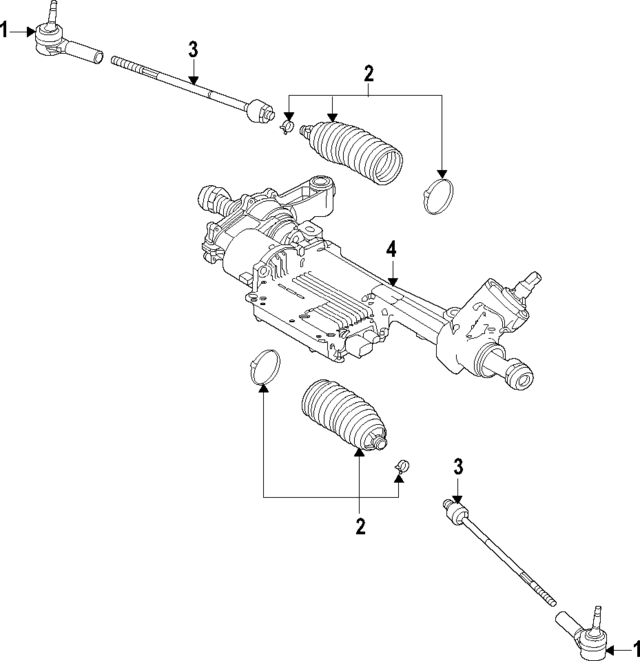 STE732 - : Motorcraft Steering Gear for Ford Image