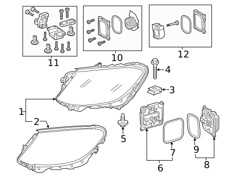 Gaskets & Sealing Systems for 2016 Mercedes-Benz S63 AMG #0