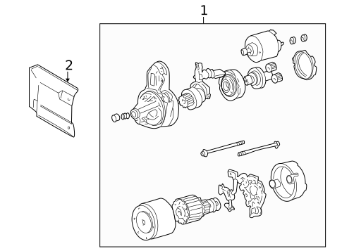 Starter for 2005 Kia Amanti #1