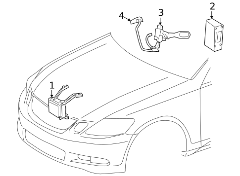 Cruise Control for 2011 Lexus GS450h #0