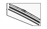 8522248200 - : Wiper Blade for Lexus: RX350, RX350h, RX450h+, RX500h Image